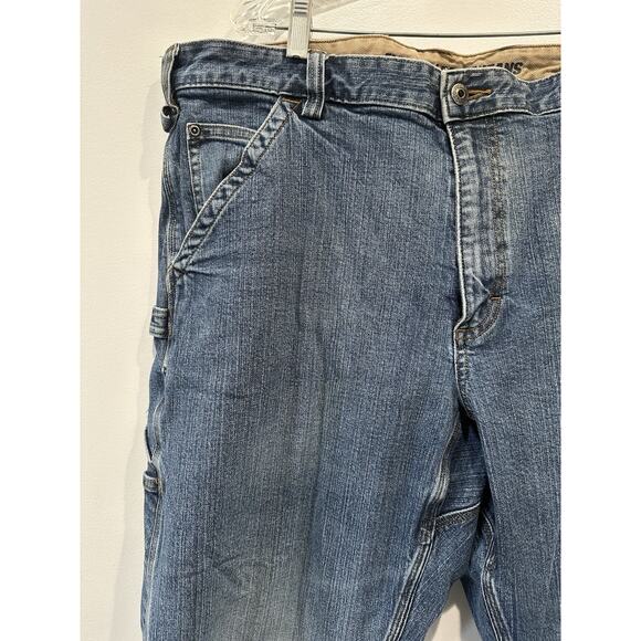 Duluth Trading Men's 38 X 30 Flex Ballroom Relaxed Fit Carpenter Jeans - Picture 3 of 11